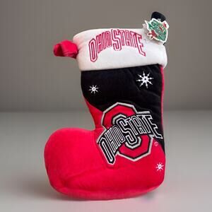 The Ohio State University Plush Christmas Stocking Team Beans Weighted Bottom